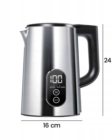 RETOO elektrinis belaidis virdulys 1800W, su temperatūros reguliavimu, 1,8L