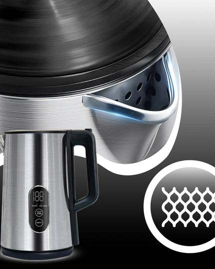 RETOO elektrinis belaidis virdulys 1800W, su temperatūros reguliavimu, 1,8L