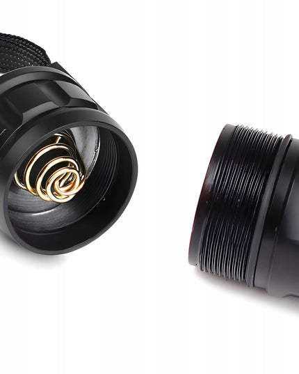 RETOO galingas taktinis LED žibintuvėlis, įkraunamas per USB, išgyvenimo stilius, 5 švietimo režimai