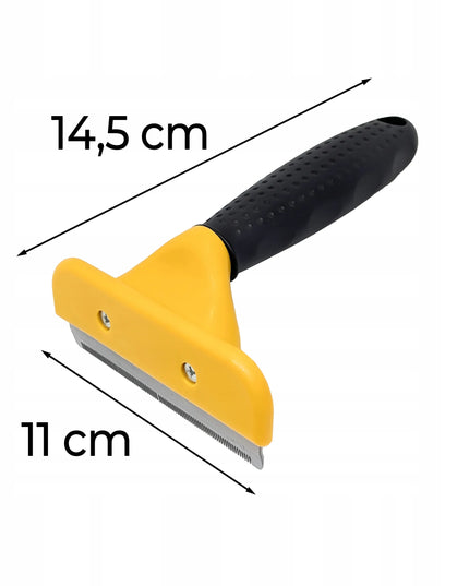RETOO šepetys-trimeris šunims ir katėms negyviems plaukams šalinti 10 cm