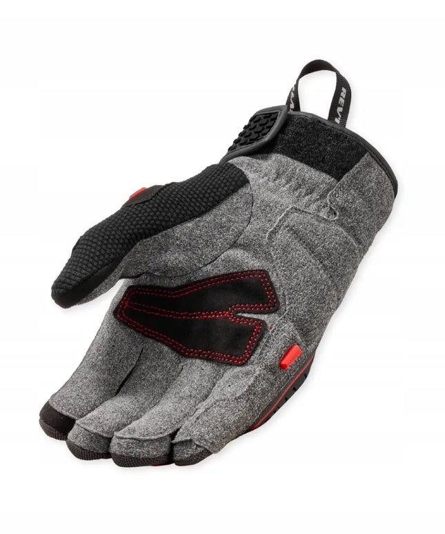 REV'IT MANGROVE 2 GREY RED motociklinės pirštinės, turistinės, XXL dydis