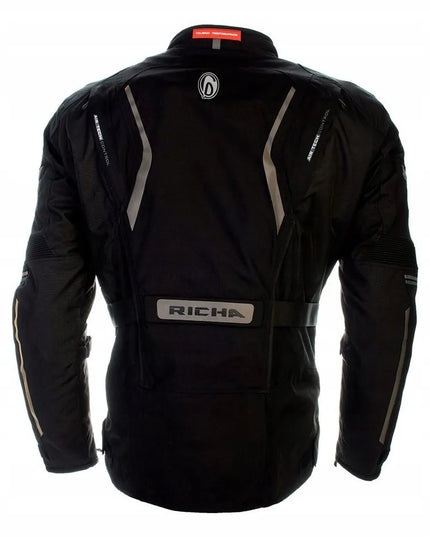 Richa Infinity II Black tekstilinė motociklininko striukė
