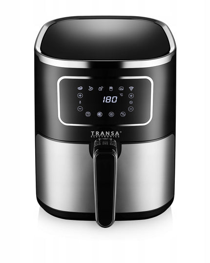 Riebalų nenaudojanti karšto oro gruzdintuvė XXL 5L, 1700W, 6 programos (Transa Electronics)