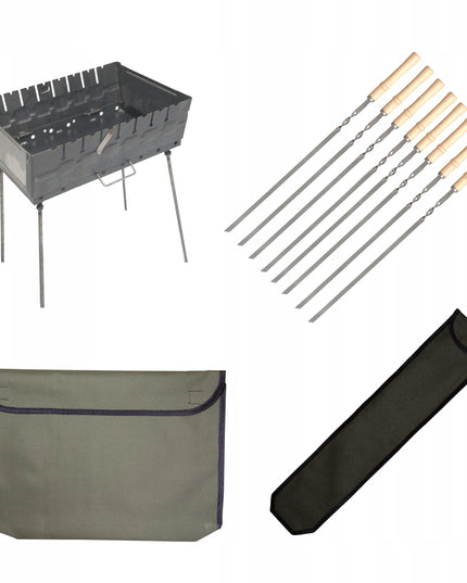 Rinkinys: metalinis mangalas 2 mm + 8 vnt. iešmai + dėklai M8K