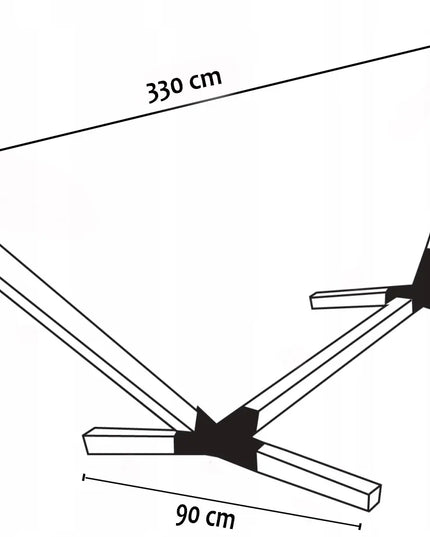 RINKINYS STOVAS + HAMAKAS 2 asm. BOHO PILKAS nešiojamas komplektas COMFORT ZONE 200 KG