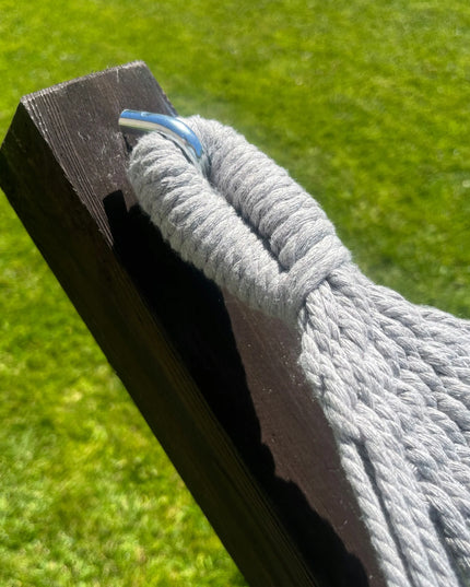 RINKINYS STOVAS + HAMAKAS 2 asm. BOHO PILKAS nešiojamas komplektas COMFORT ZONE 200 KG