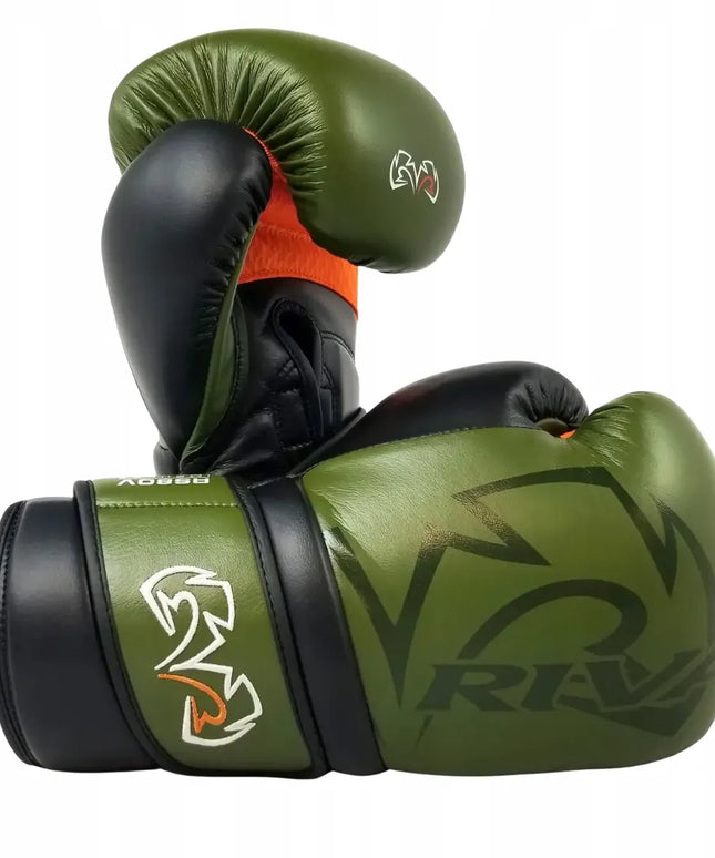 rival boxing RS80V Impulse bokso pirštinės sparingams, 14 oz, chaki spalvos