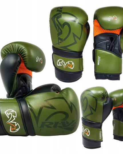 rival boxing RS80V Impulse bokso pirštinės sparingams, 14 oz, chaki spalvos
