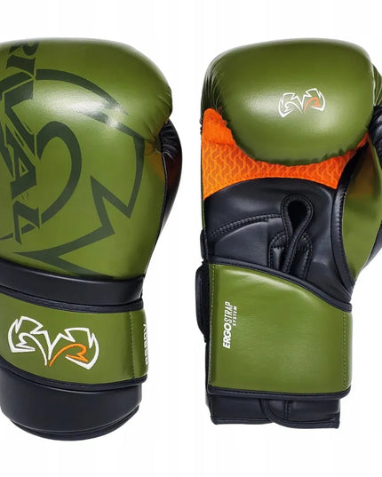 rival boxing RS80V Impulse bokso pirštinės sparingams, 14 oz, chaki spalvos