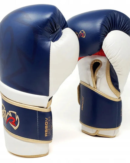 rival boxing RS80V Impulse bokso pirštinės sparingams, mėlynos, 14 oz