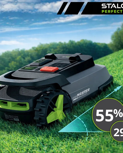 Robotinė vejapjovė STALCO PERFECT MowMaster RTK 3000m² AI VISION