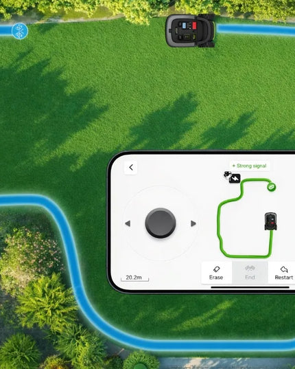 Robotinė vejapjovė STALCO PERFECT MowMaster RTK 3000m² AI VISION
