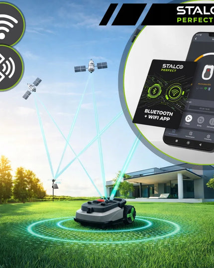 Robotinė vejapjovė STALCO PERFECT MowMaster RTK 3000m² AI VISION