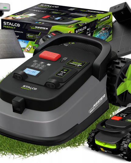 Robotinė vejapjovė STALCO PERFECT MowMaster RTK 3000m² AI VISION