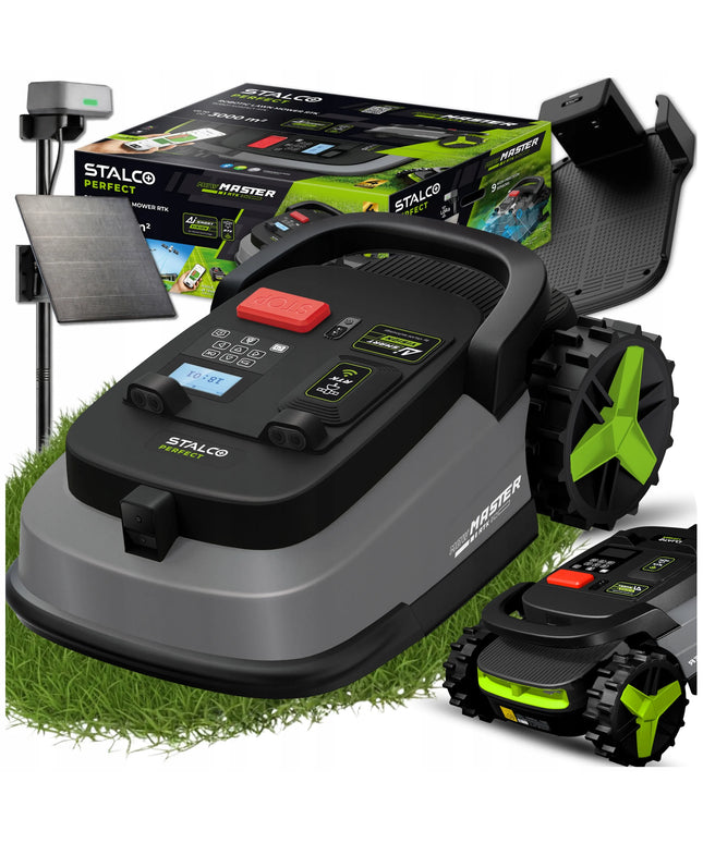 Robotinė vejapjovė STALCO PERFECT MowMaster RTK 3000m² AI VISION