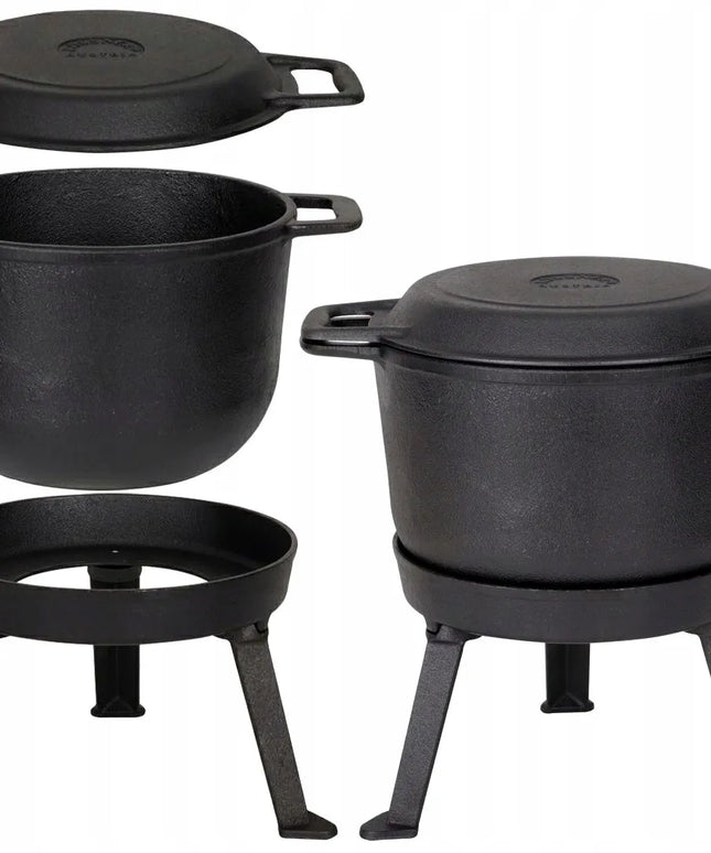 Rossner ketaus troškinimo puodas 12 l 3in1 MK603