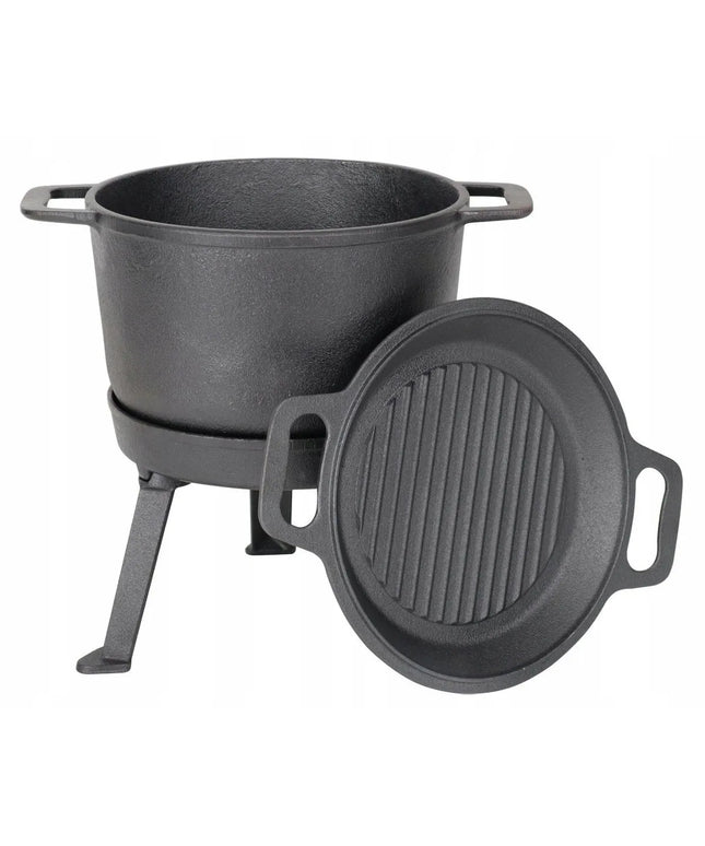 Rossner ketaus troškinimo puodas 12 l 3in1 MK603