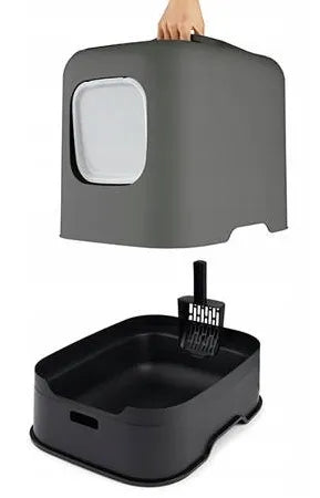 ROTHO uždara kačių tualeto dėžė su filtru ir semtuvėliu