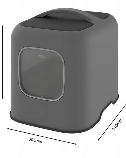 ROTHO uždara kačių tualeto dėžė su filtru ir semtuvėliu
