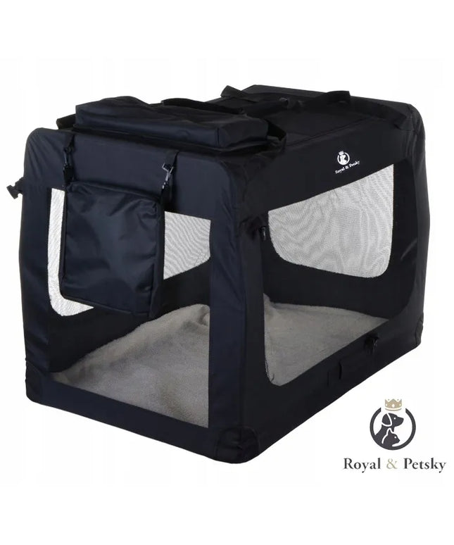Royal&Petsky DK4-04 transportinis krepšys-maniežas šunims ir katėms XXXL 98 cm x 66 cm x 70 cm