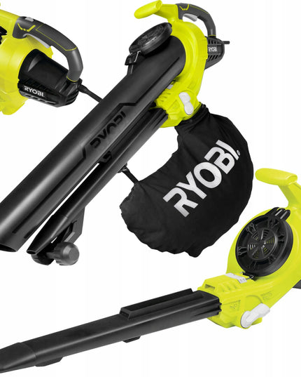 RYOBI elektrinis lapų pūstuvas-siurblys 3000W 375km/h 45l RBV3000CESV