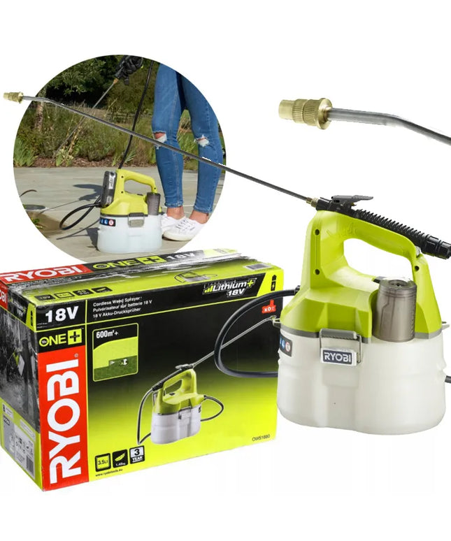 Ryobi OWS1880 akumuliatorinis purkštuvas ONE+ 18V, 3,5 l talpa