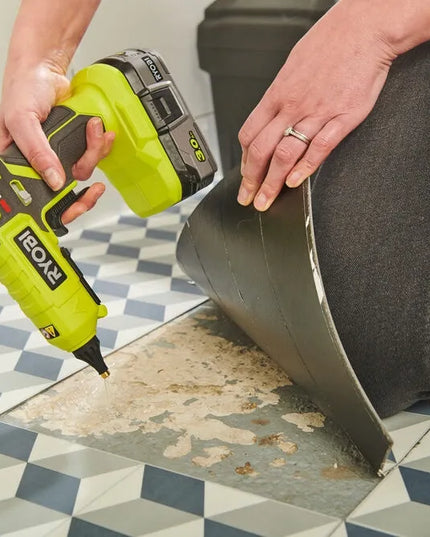RYOBI RGL18-0 18V klijavimo pistoletas su dviejų pakopų temperatūros reguliavimu
