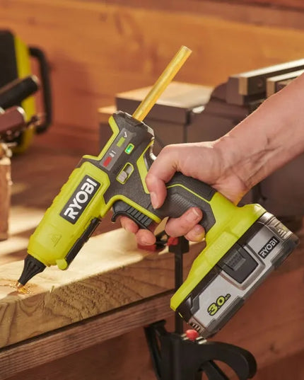 RYOBI RGL18-0 18V klijavimo pistoletas su dviejų pakopų temperatūros reguliavimu