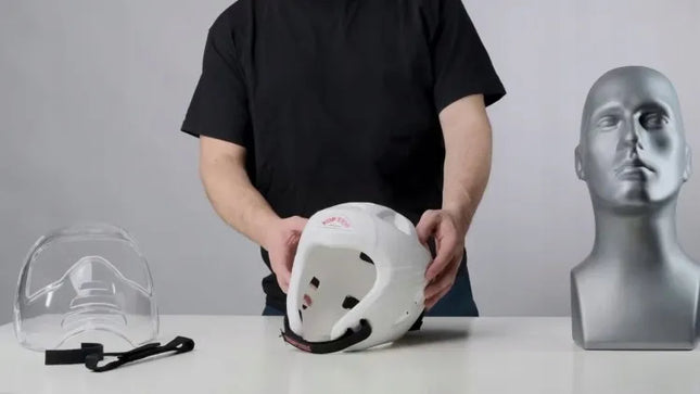 Šalmo apsauginė kaukė TOP TEN SAFE STRIKE KTT-SS