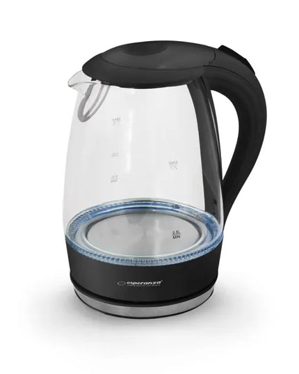 Salto Angel stiklinis belaidis elektrinis virdulys 2200W 1,7L juodas