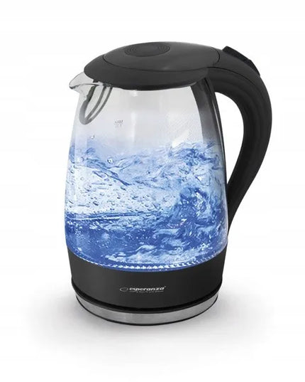 Salto Angel stiklinis belaidis elektrinis virdulys 2200W 1,7L juodas