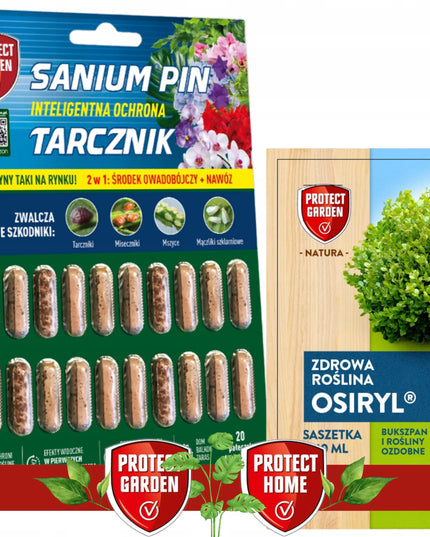 SANIUM PIN priemonė nuo amarų ir grybinių uodukų trąšos 2in1 insekticidinės lazdelės
