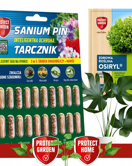 SANIUM PIN priemonė nuo amarų ir grybinių uodukų trąšos 2in1 insekticidinės lazdelės