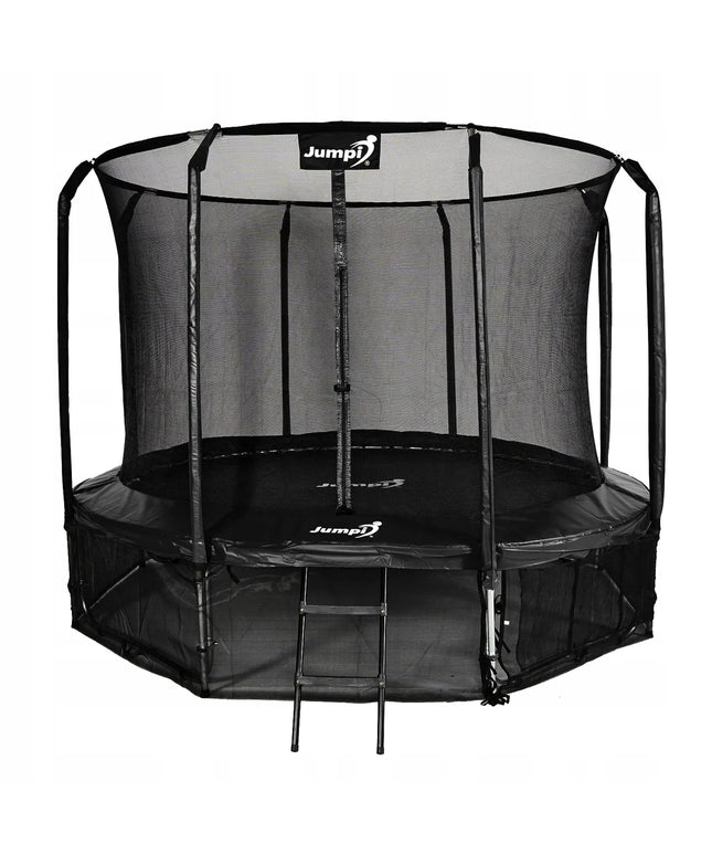 Saugus batutas Jumpi Maxy Comfort 12FT 374 cm su apsauginiu tinklu ir kopetėlėmis