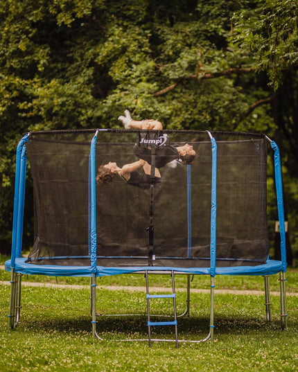Saugus batutas Jumpi Maxy Comfort 14FT 435 cm su tinkleliu ir kopėčiomis
