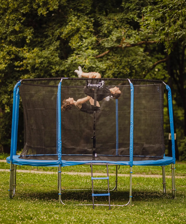 Saugus batutas Jumpi Maxy Comfort 14FT 435 cm su tinkleliu ir kopėčiomis