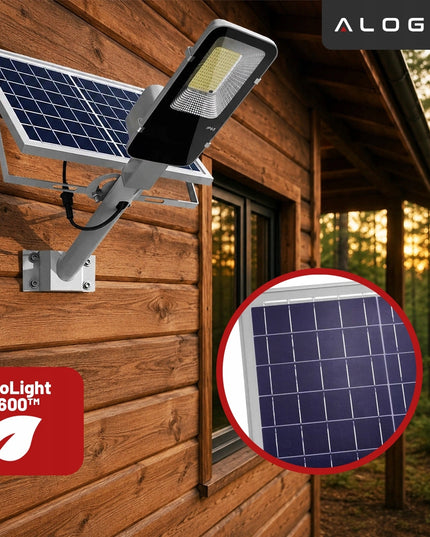 Saulės gatvės šviestuvas Alogy 1600W LED su judesio jutikliu