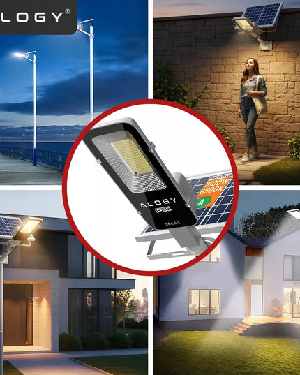 Saulės gatvės šviestuvas Alogy 1600W LED su judesio jutikliu