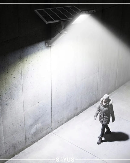 Saulės LED gatvės žibintas Sayus 1400 W su judesio jutikliu ir laikikliu