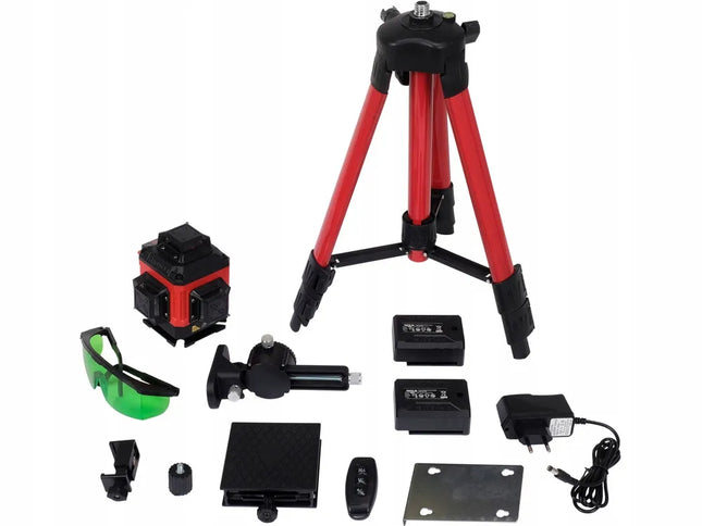 Savaime išsilyginantis žalias 16 linijų 4D lazeris + priedai ir stovas Yato YT-30415