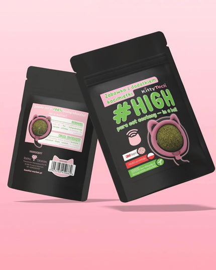 Savaime limpantis kačių žaislas su katžole KittyTech #HIGH