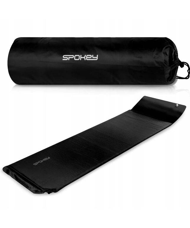 Savaime pripučiamas turistinis kilimėlis su pagalve Spokey SAVORY PILLOW 186 x 50 x 2,5 cm, R-Value 3.6