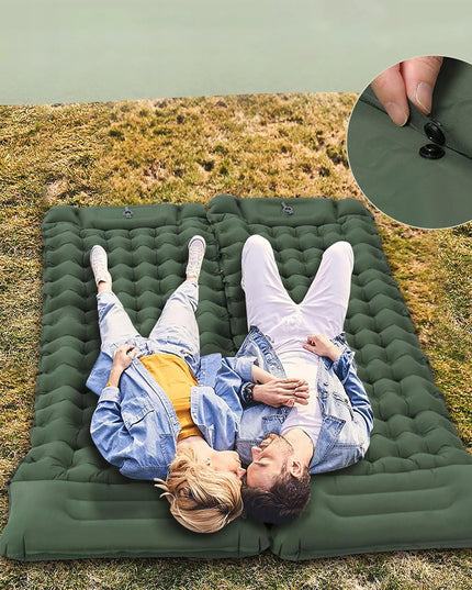 Savaime prisipučiantis kempingo čiužinys 200 x 70 x 10 cm su pagalve