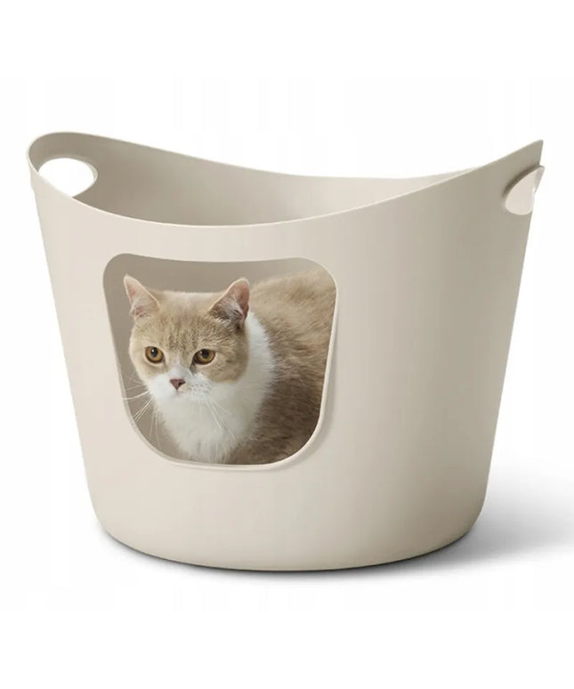 Savic Flex a Loo atidaryta kačių tualeto dėžutė, smėlinė, 48,5 cm
