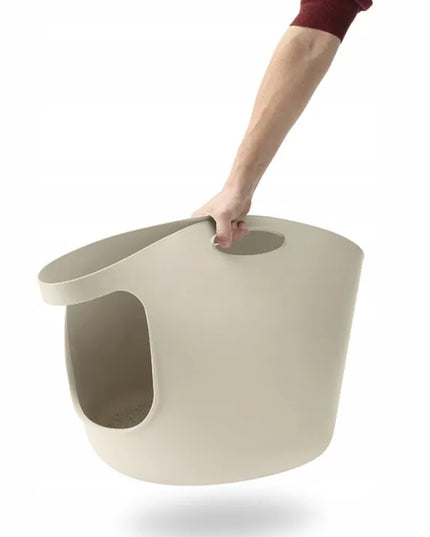 Savic Flex a Loo atidaryta kačių tualeto dėžutė, smėlinė, 48,5 cm