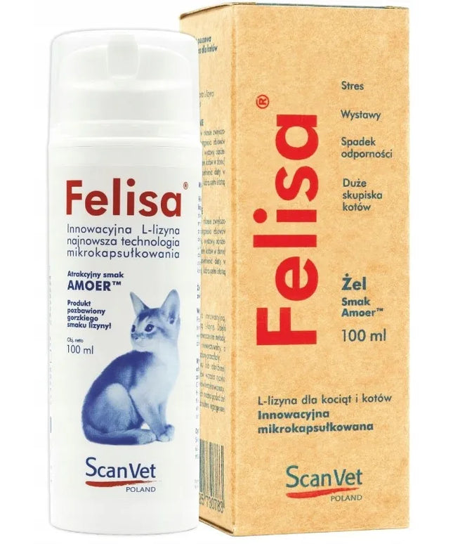 SCANVET Felisa imuninė sistema lizinas katėms 100 ml