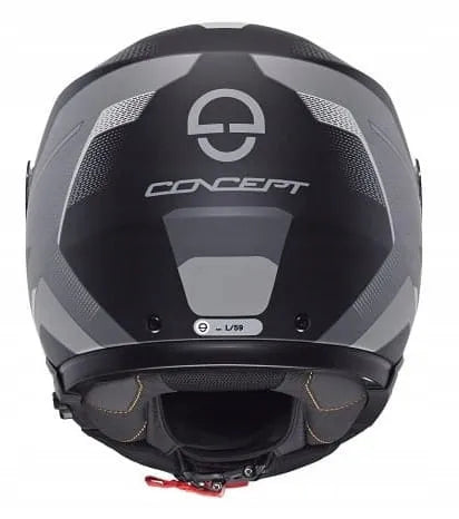 SCHUBERTH CONCEPT TRACER ANTHRACITE atverčiamas modulinis motociklininko šalmas