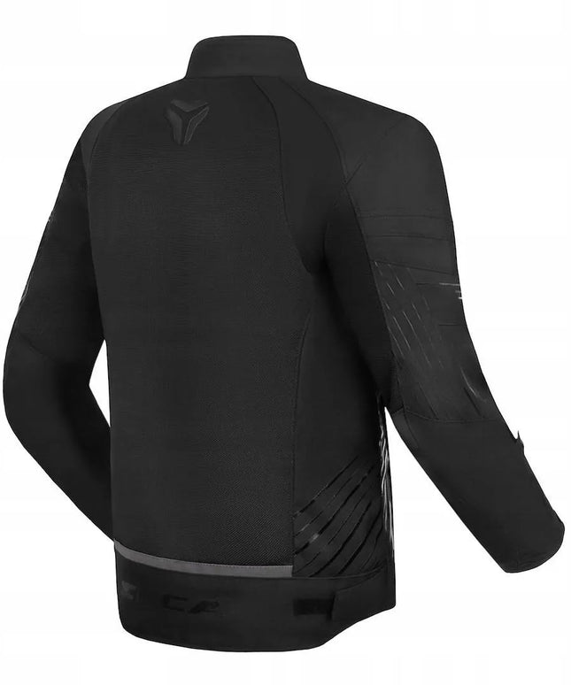 SECA SUMMER WAY BLACK tekstilinė motociklininko striukė XL