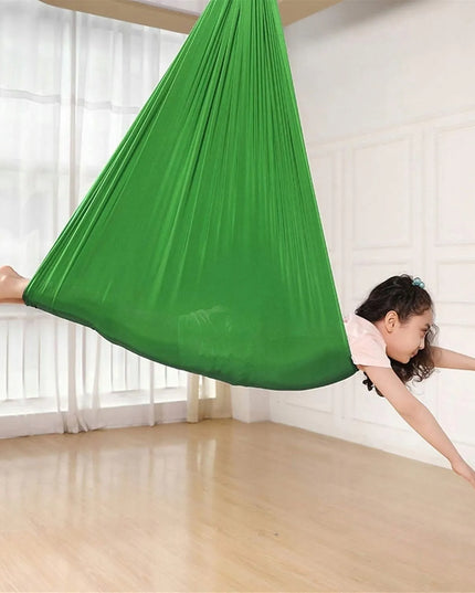 Sensorinė terapinė sūpynė vaikams 280x150cm 100kg žalia