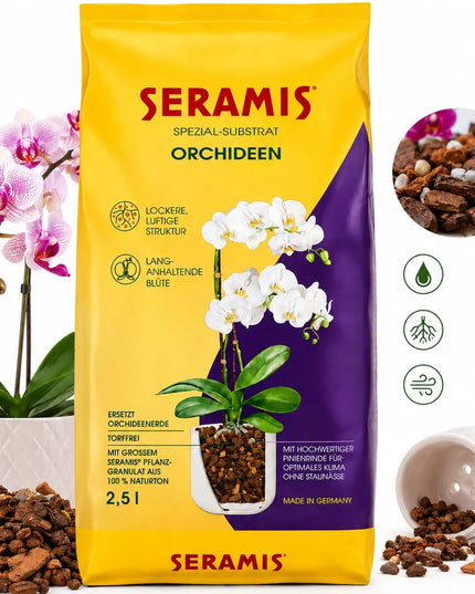 Seramis molio granulių substratas orchidėjoms 2,5 l